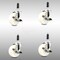 Service Caster 4 Inch 316SS Nylon Wheel Swivel 7/8 Inch Expanding Stem Caster Set Brake SCC SCC-SS316EX20S414-NYS-TLB-78-4 - alternate 4